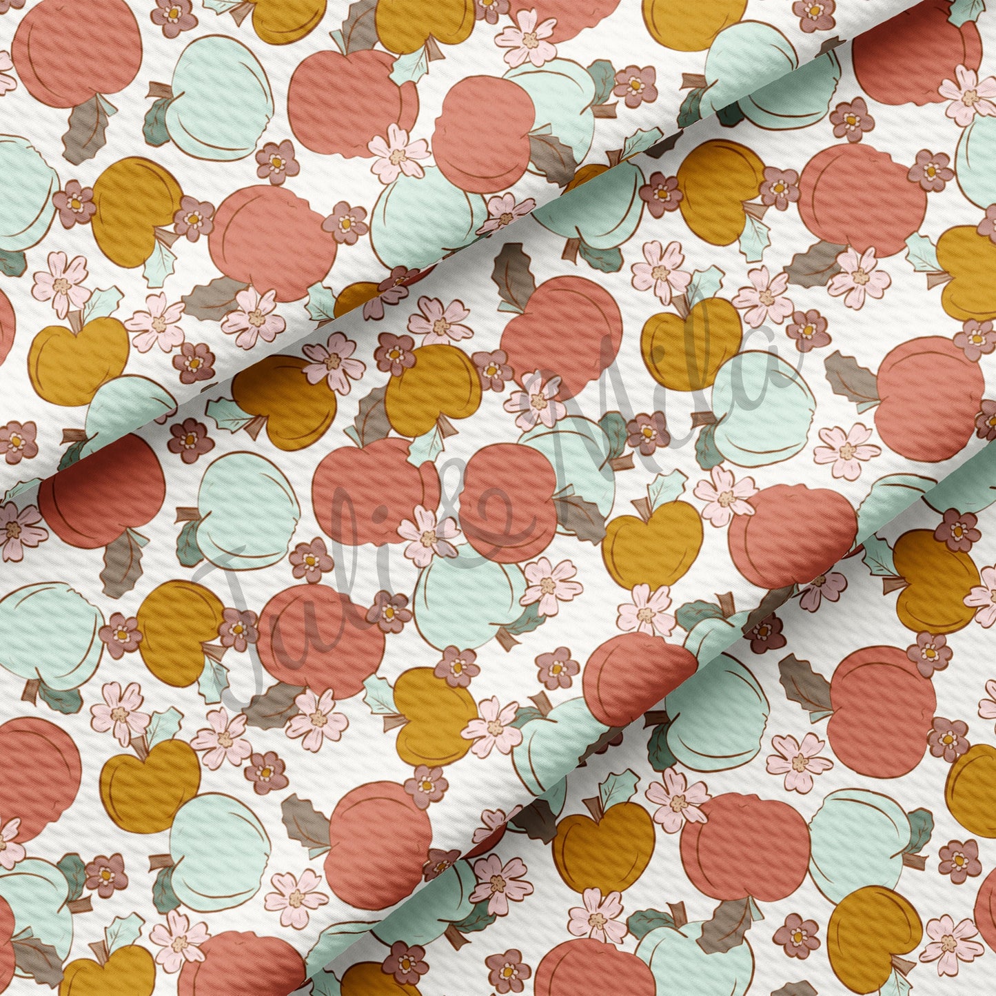 Printed Liverpool Bullet Textured Fabric by the yard 4Way Stretch Solid Strip Thick Knit Jersey Liverpool Fabric Floral99