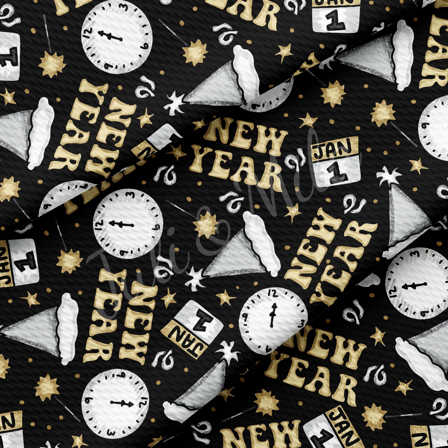 New Year Bullet Fabric AA691