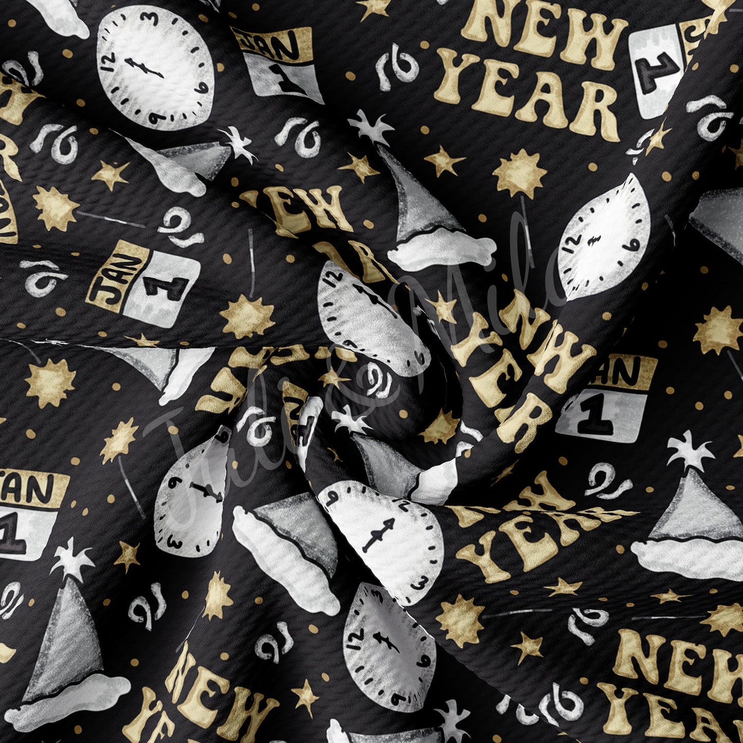 New Year Bullet Fabric AA691