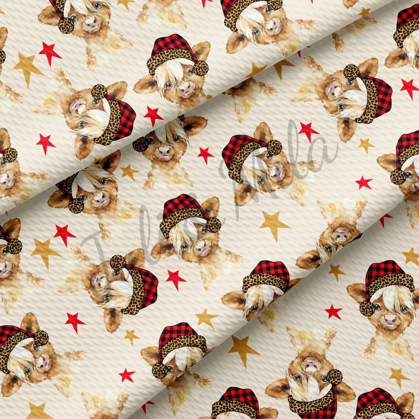 Christmas Bullet Fabric AC102