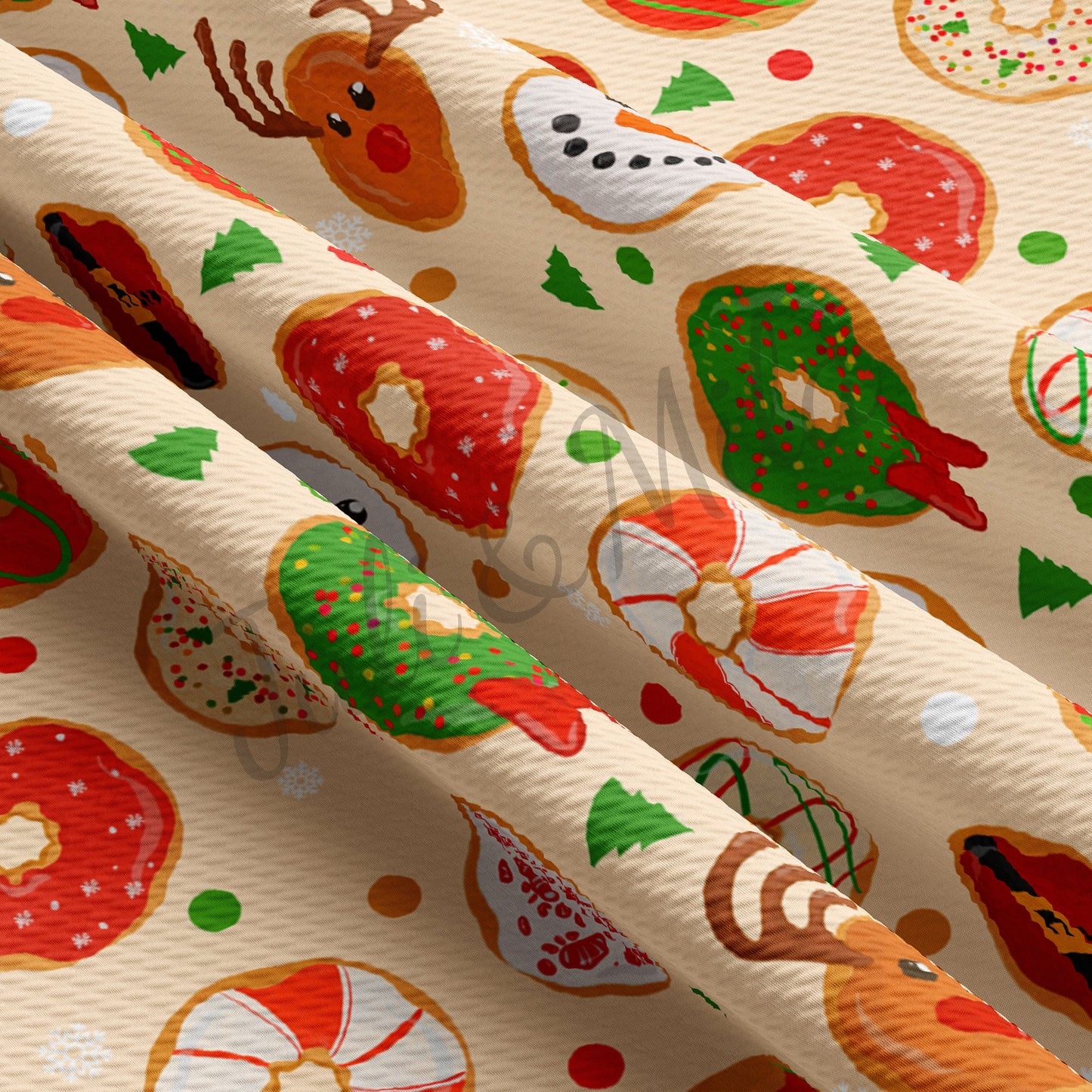 Christmas Bullet Fabric AC80