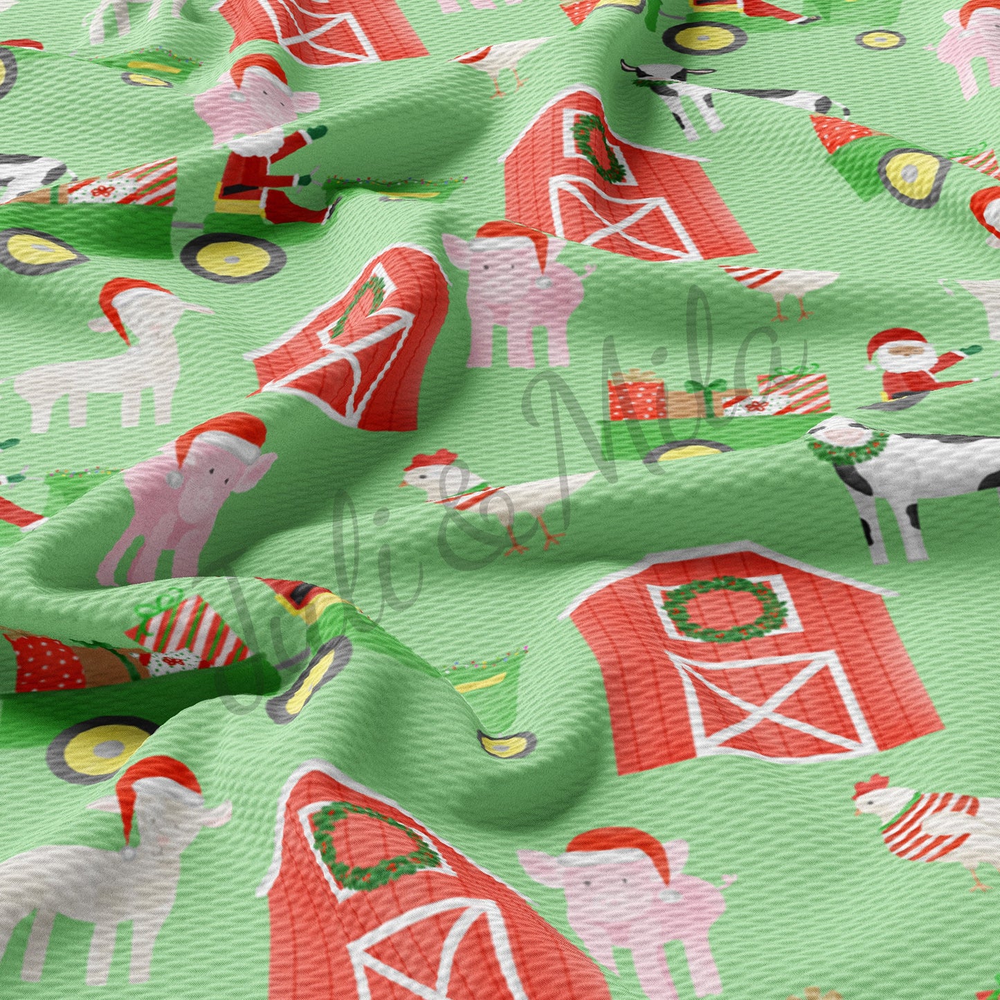 Christmas Bullet Fabric AC81