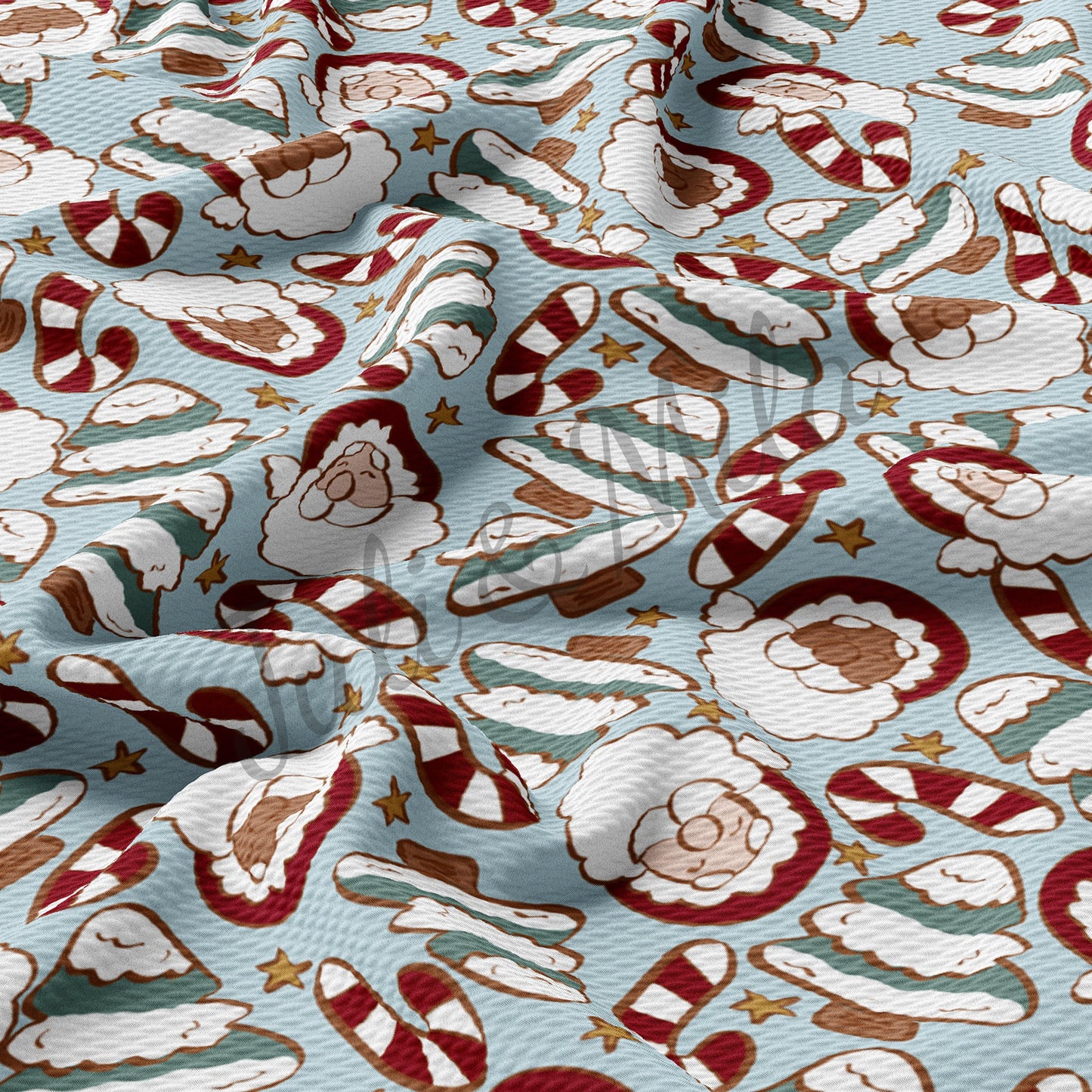 Christmas Bullet Fabric AC63