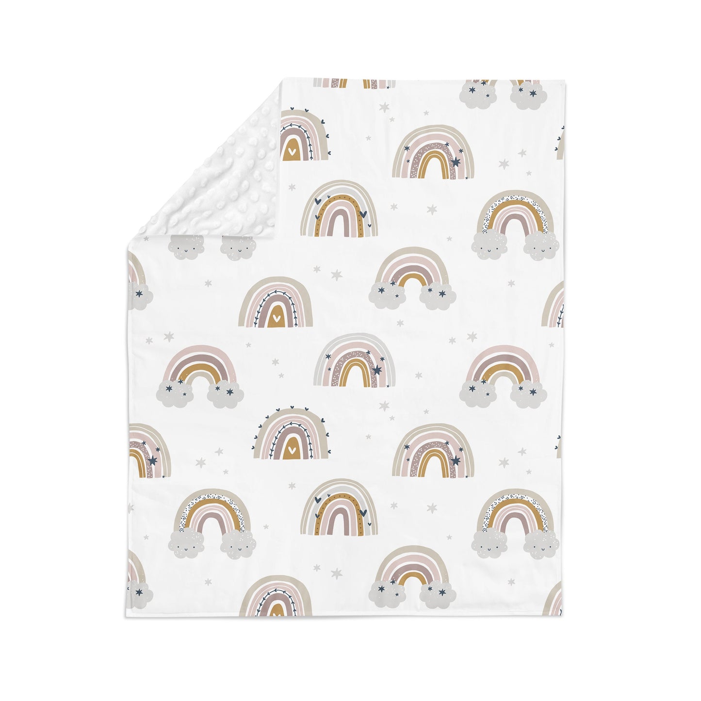 Rainbows Baby Blankets for childrens - Swaddle Newborn Receiving Minky Blanket Boy, Blankets for girls