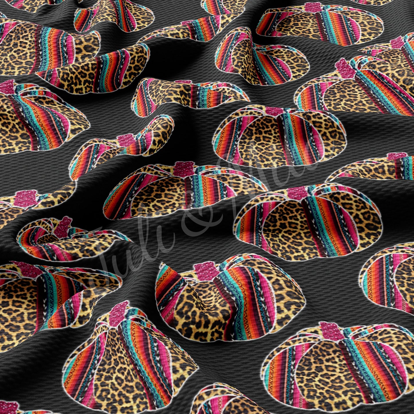 Printed Liverpool Bullet Textured Fabric by the yard 4Way Stretch Solid Strip Thick Knit Jersey Liverpool Fabric pumpkin118