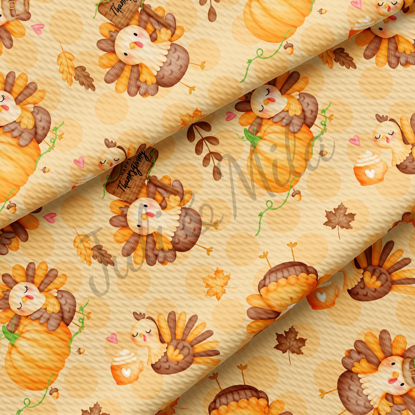 Printed Liverpool Bullet Textured Fabric by the yard 4Way Stretch Solid Strip Thick Knit Jersey Liverpool Fabric pumpkin119