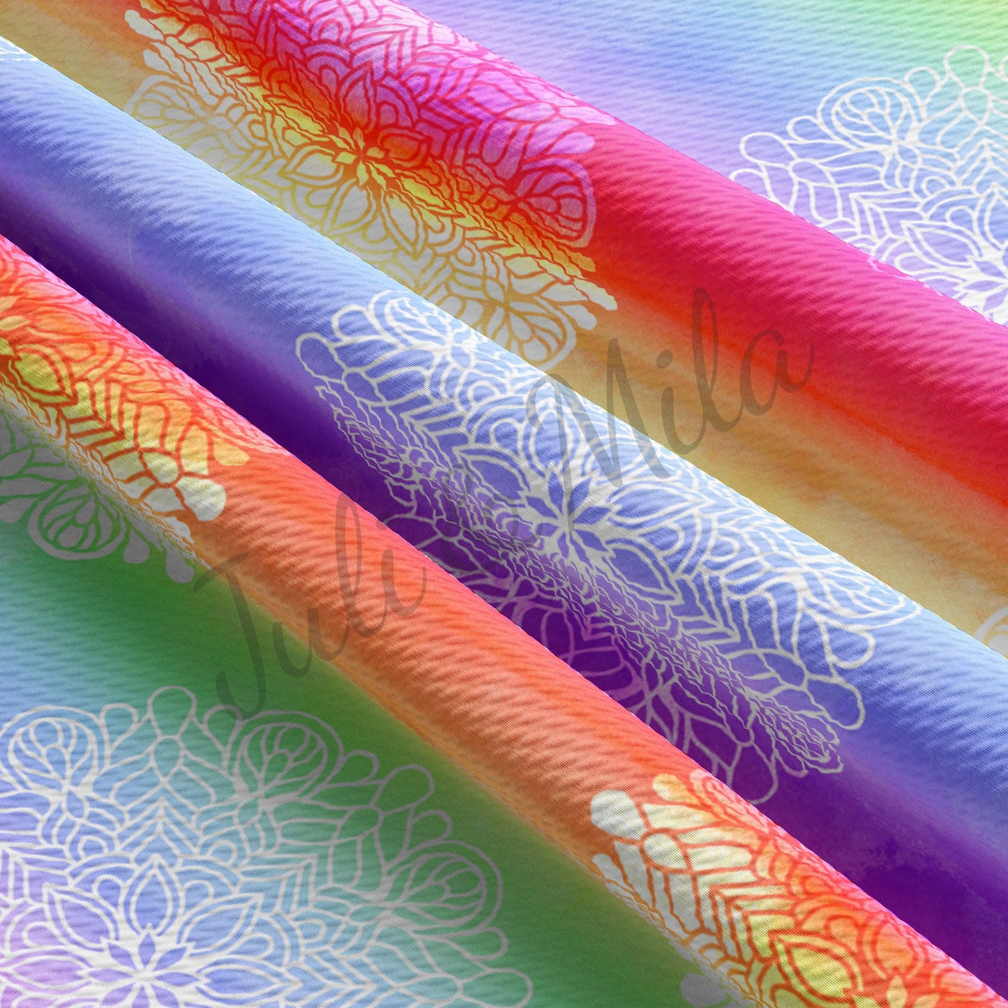 Bullet Textured Fabric  Floral110