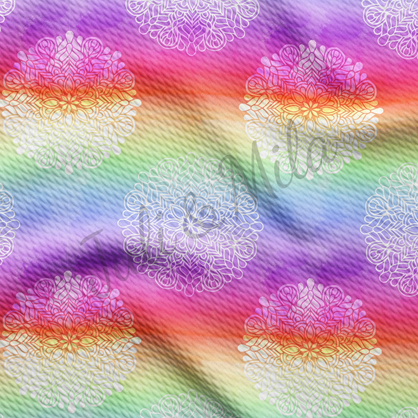 Bullet Textured Fabric  Floral110