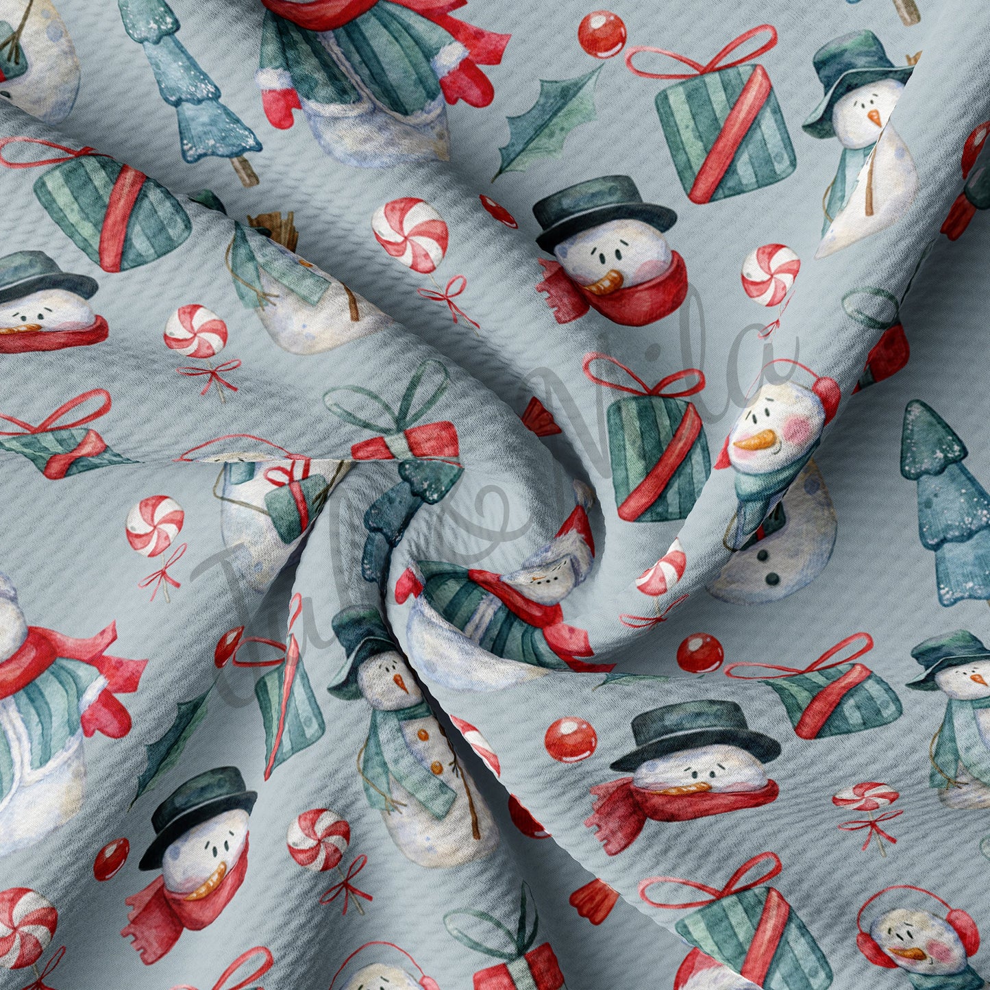 Christmas Bullet Fabric AC117