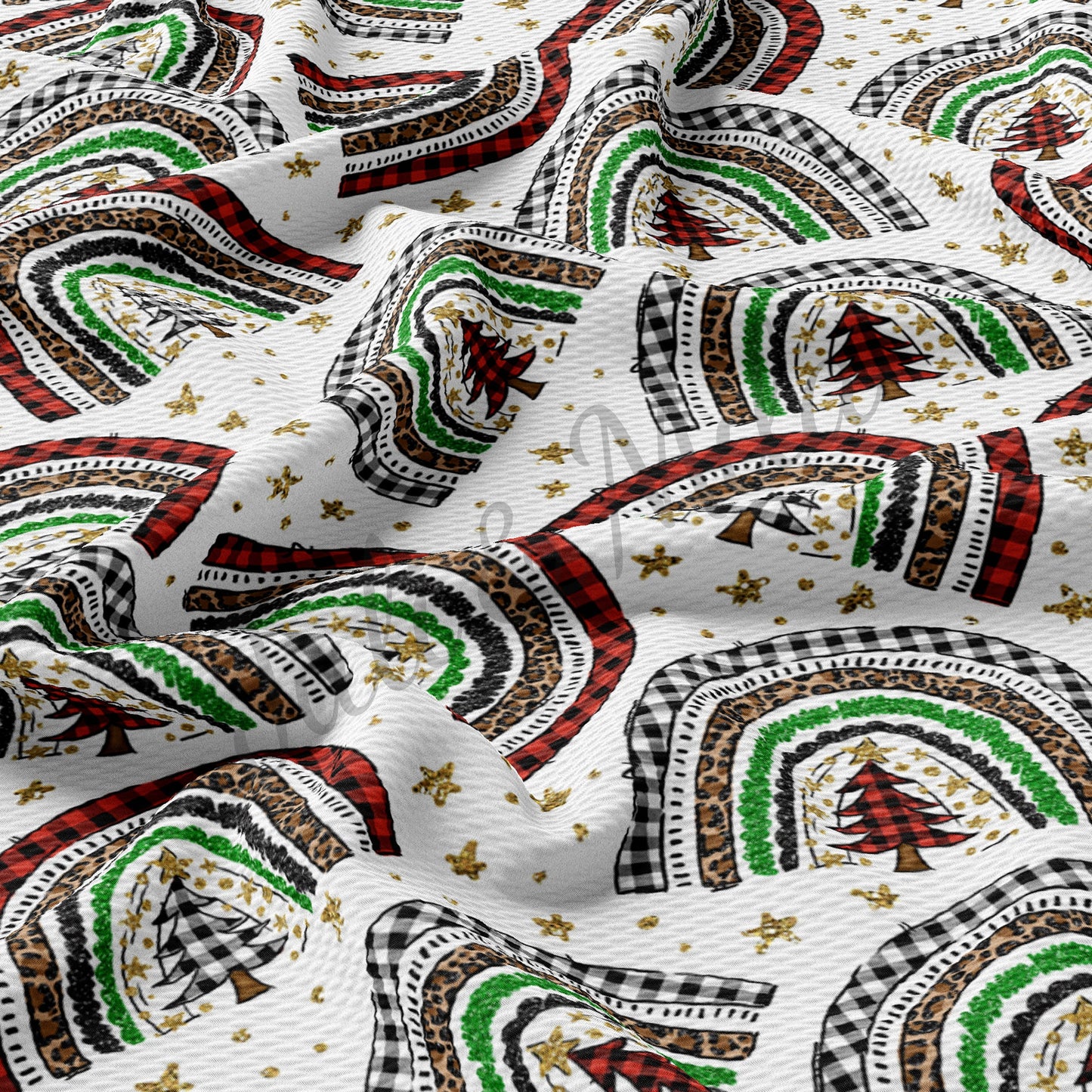 Christmas Bullet Fabric AC98