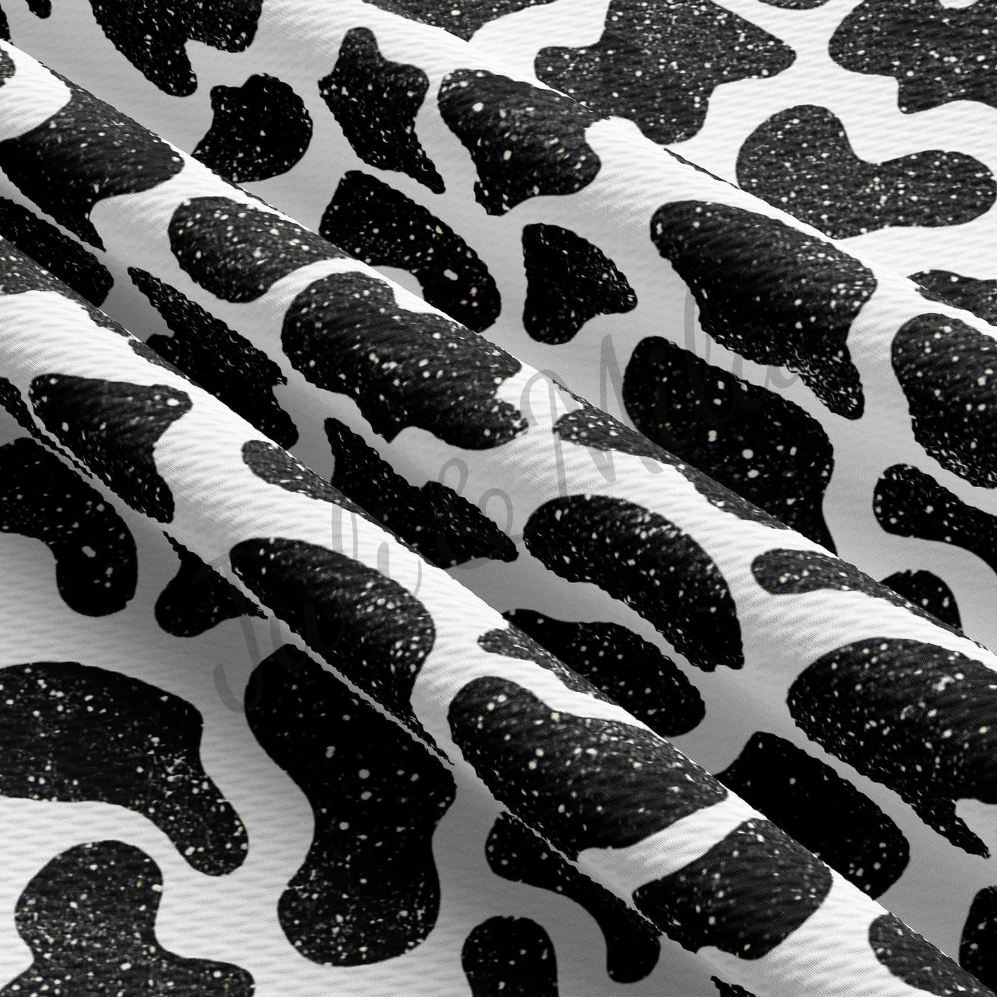 Printed Liverpool Bullet Textured Fabric by the yard 4Way Stretch Solid Strip Thick Knit Jersey Liverpool Fabric blackspots2