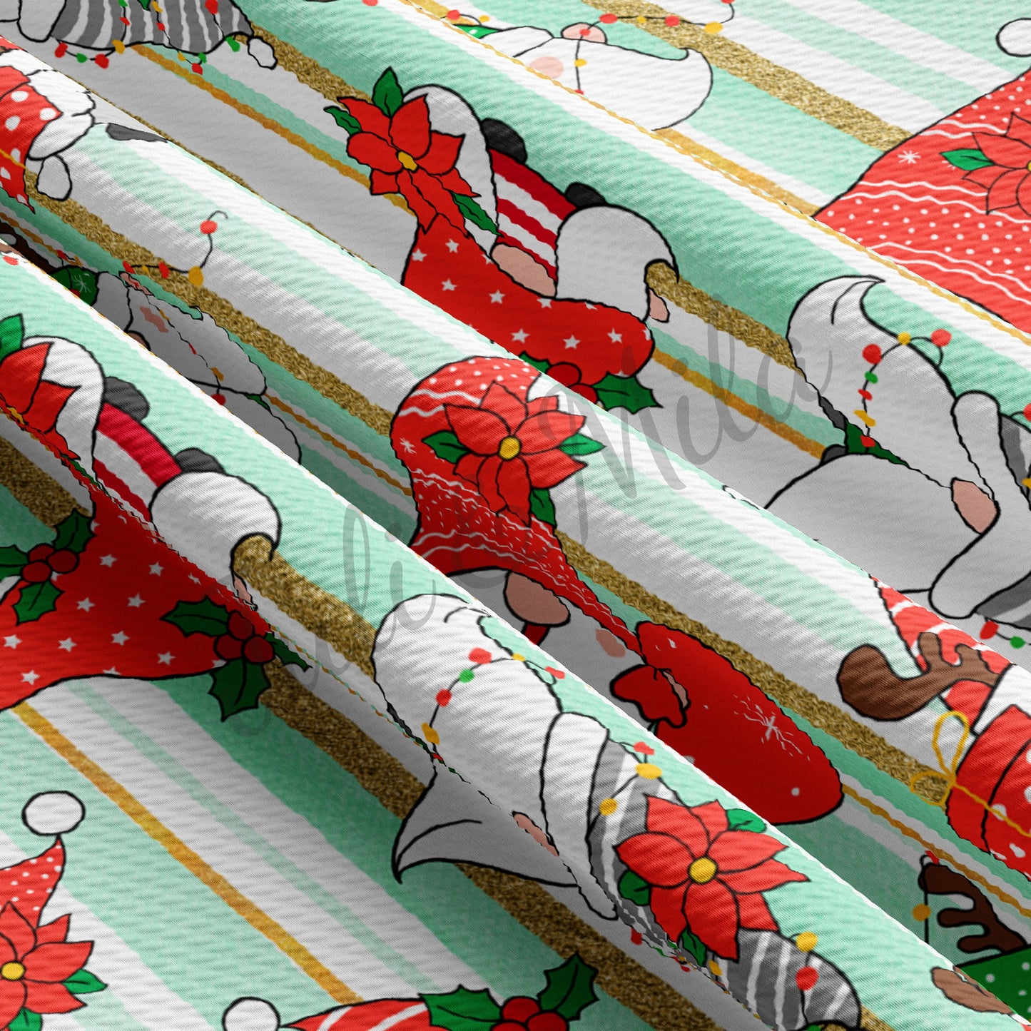 Christmas Bullet Fabric AC118