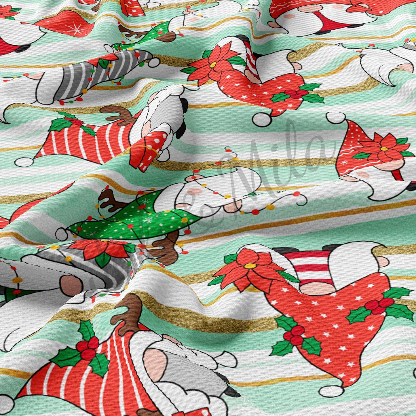 Christmas Bullet Fabric AC118