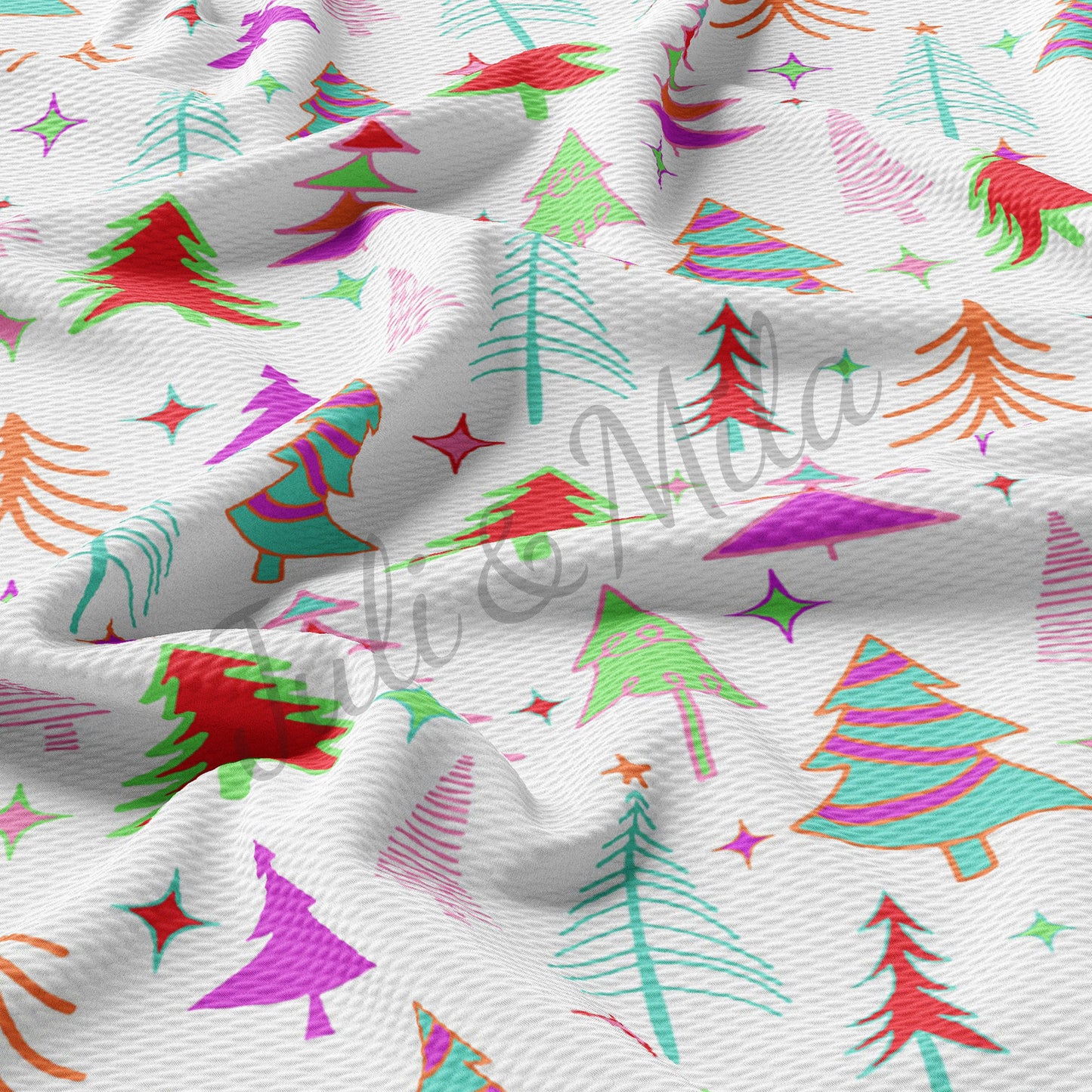 Christmas Bullet Fabric AC111