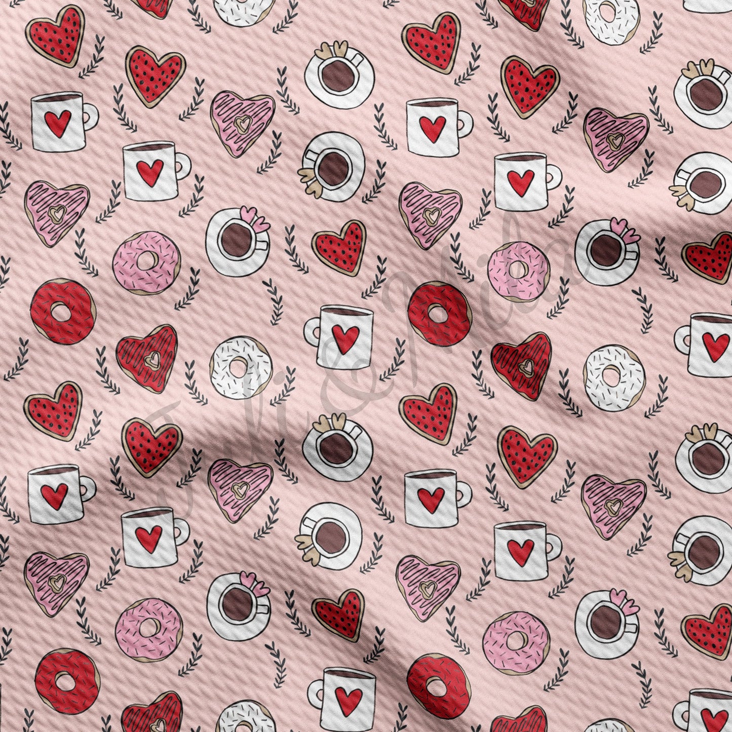 Valentine's Day Bullet Fabric VD49