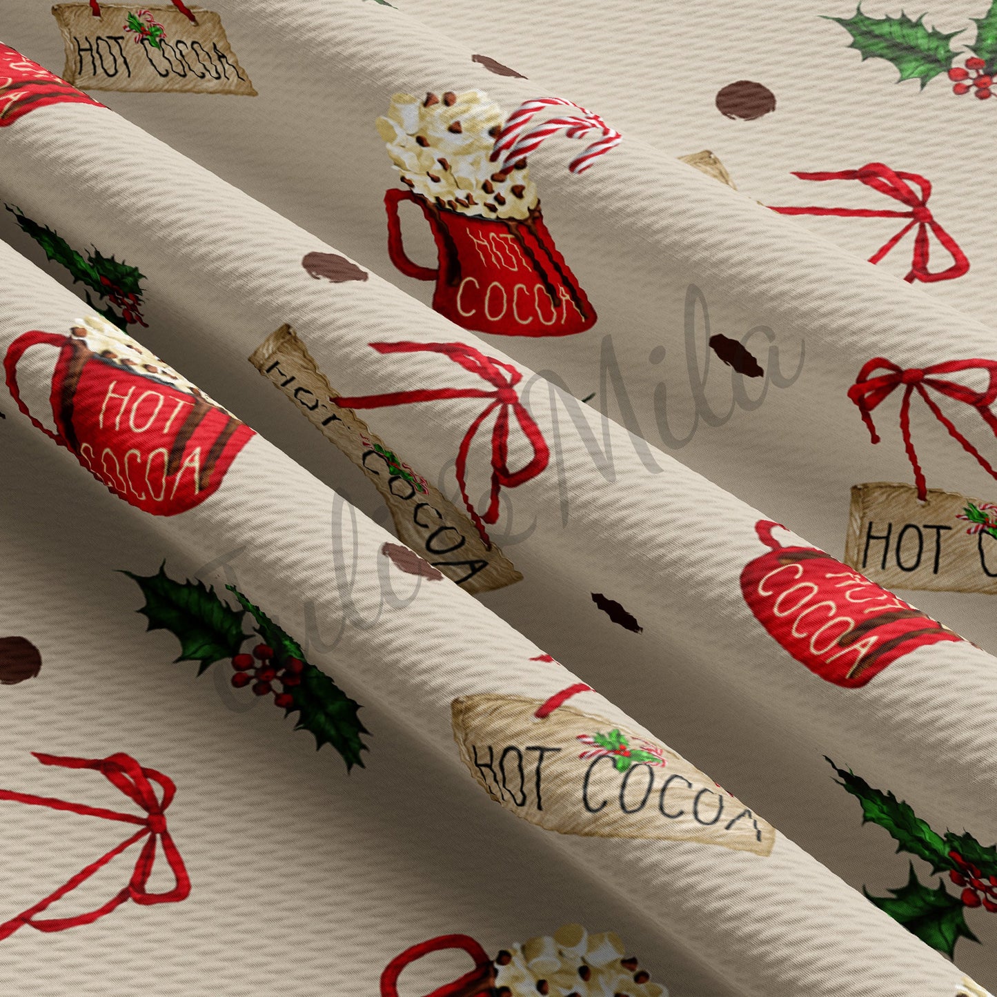 Christmas Bullet Fabric AC84