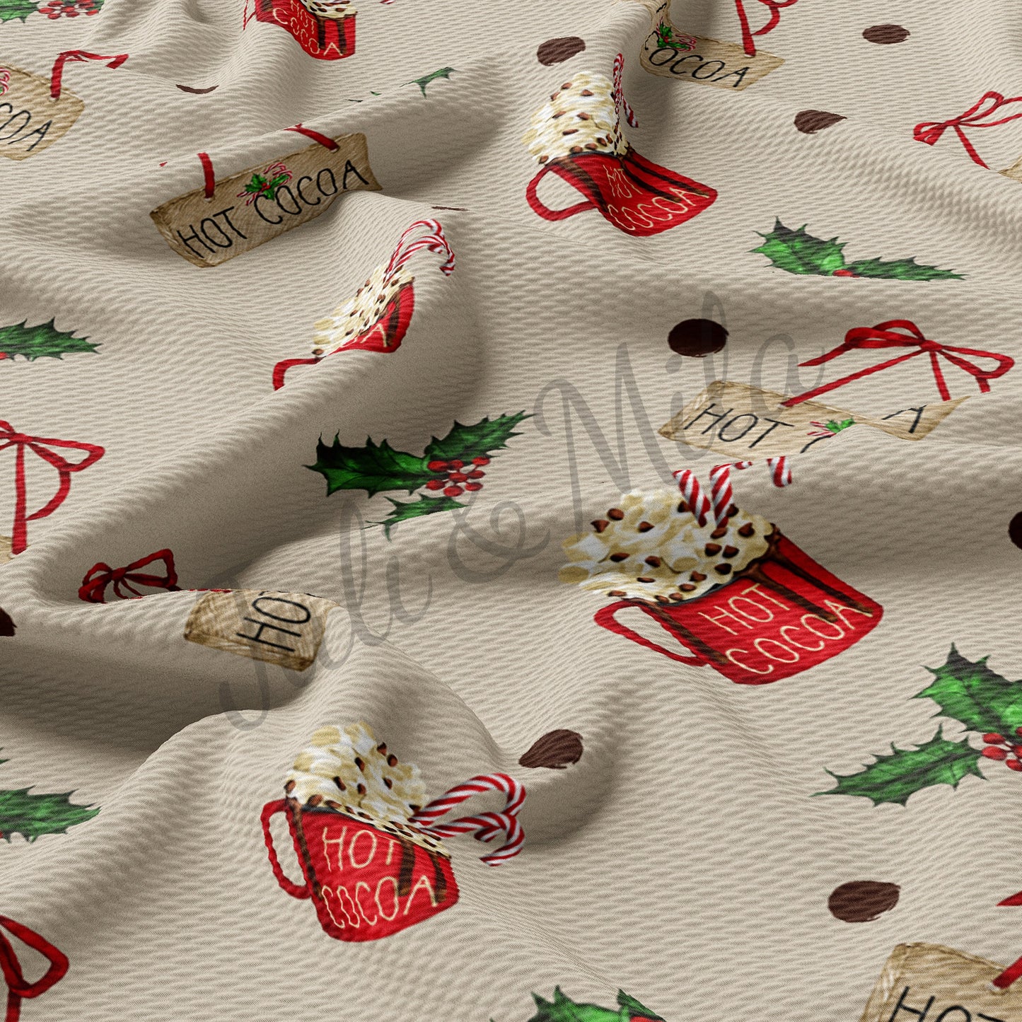 Christmas Bullet Fabric AC84