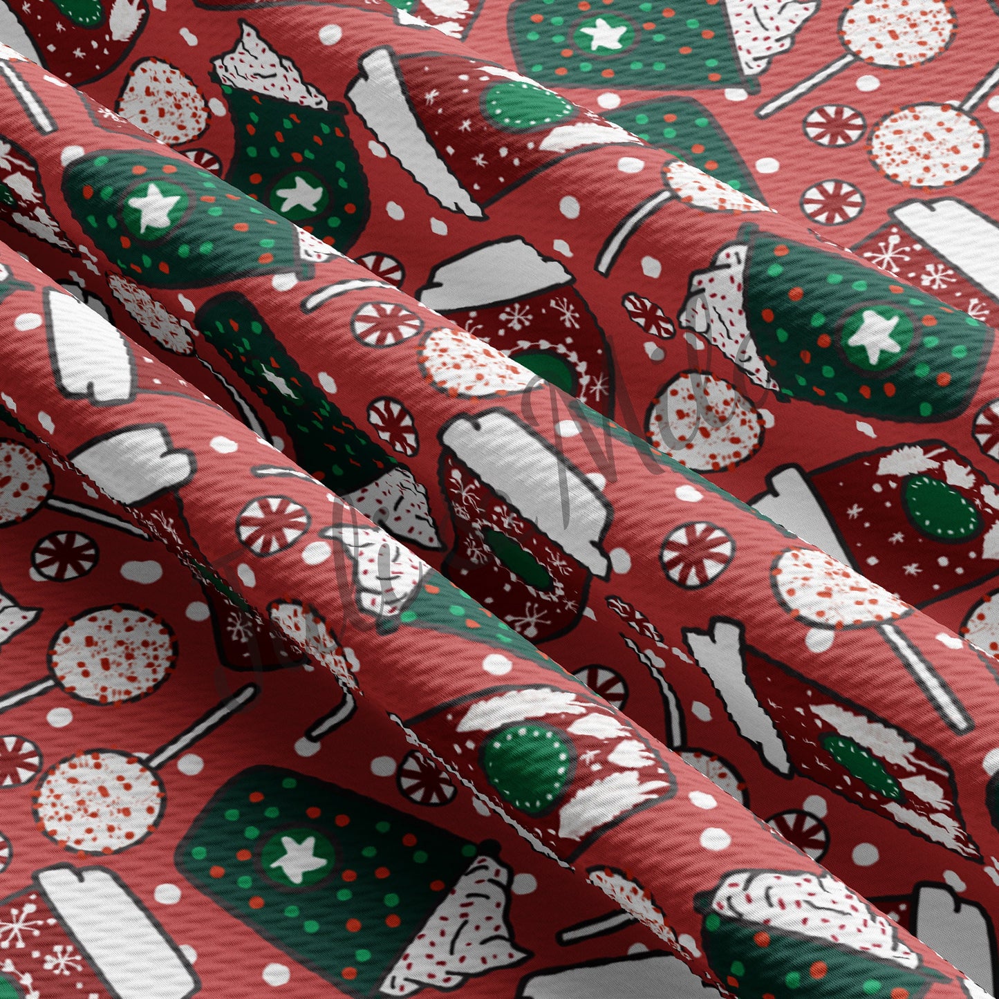 Christmas Bullet Fabric AC86