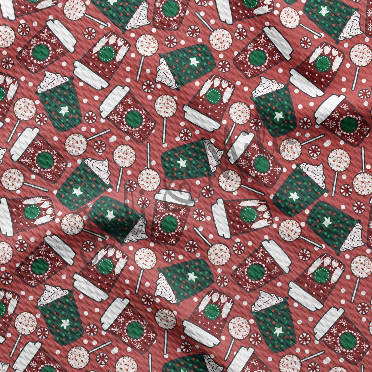 Christmas Bullet Fabric AC86