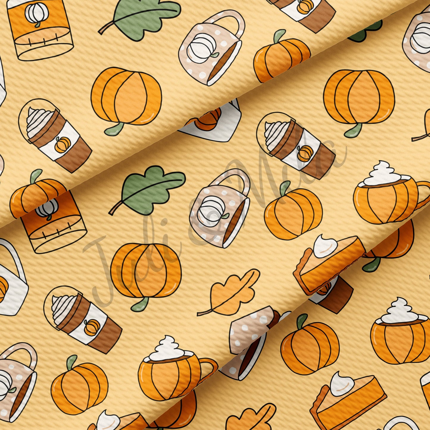 Printed Liverpool Bullet Textured Fabric by the yard 4Way Stretch Solid Strip Thick Knit Jersey Liverpool Fabric pumpkin115