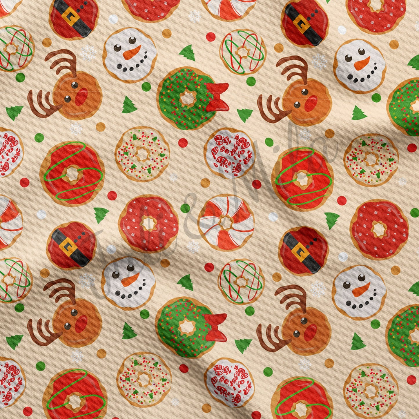 Christmas Bullet Fabric AC80