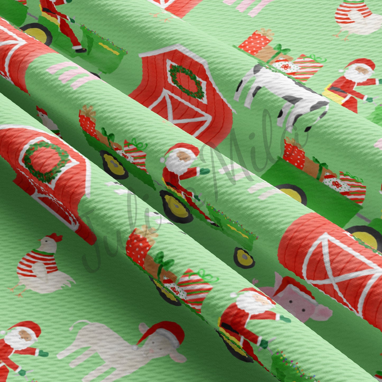 Christmas Bullet Fabric AC81