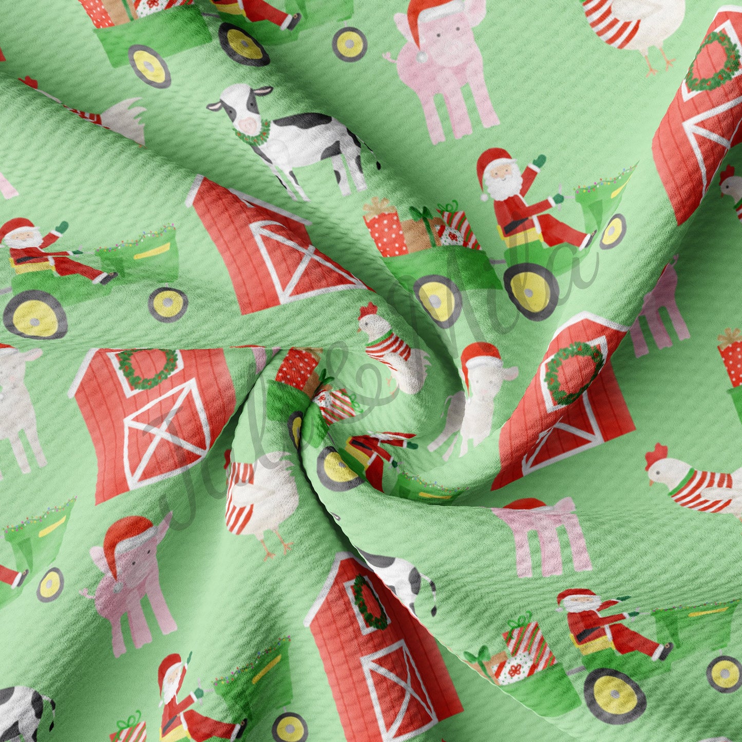 Christmas Bullet Fabric AC81