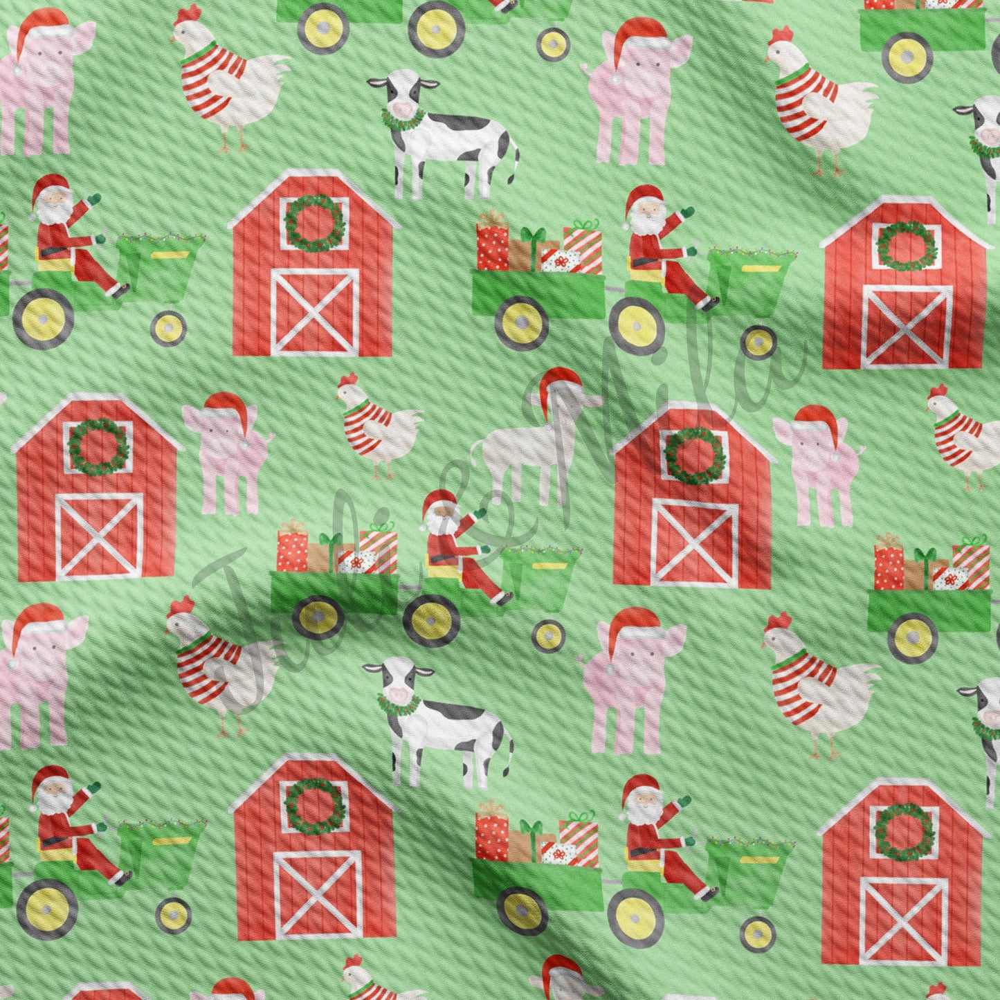 Christmas Bullet Fabric AC81