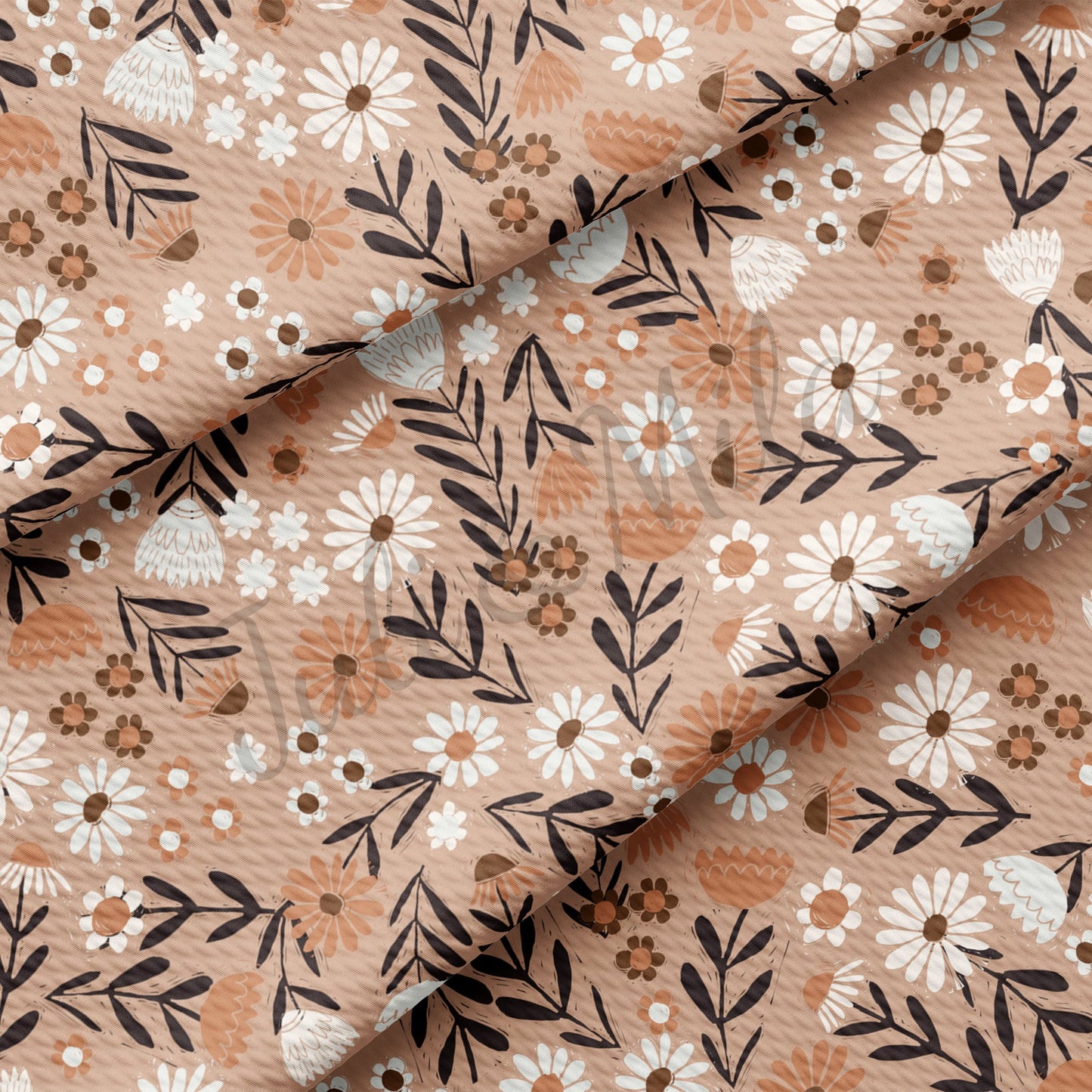 Bullet Textured Fabric Floral112