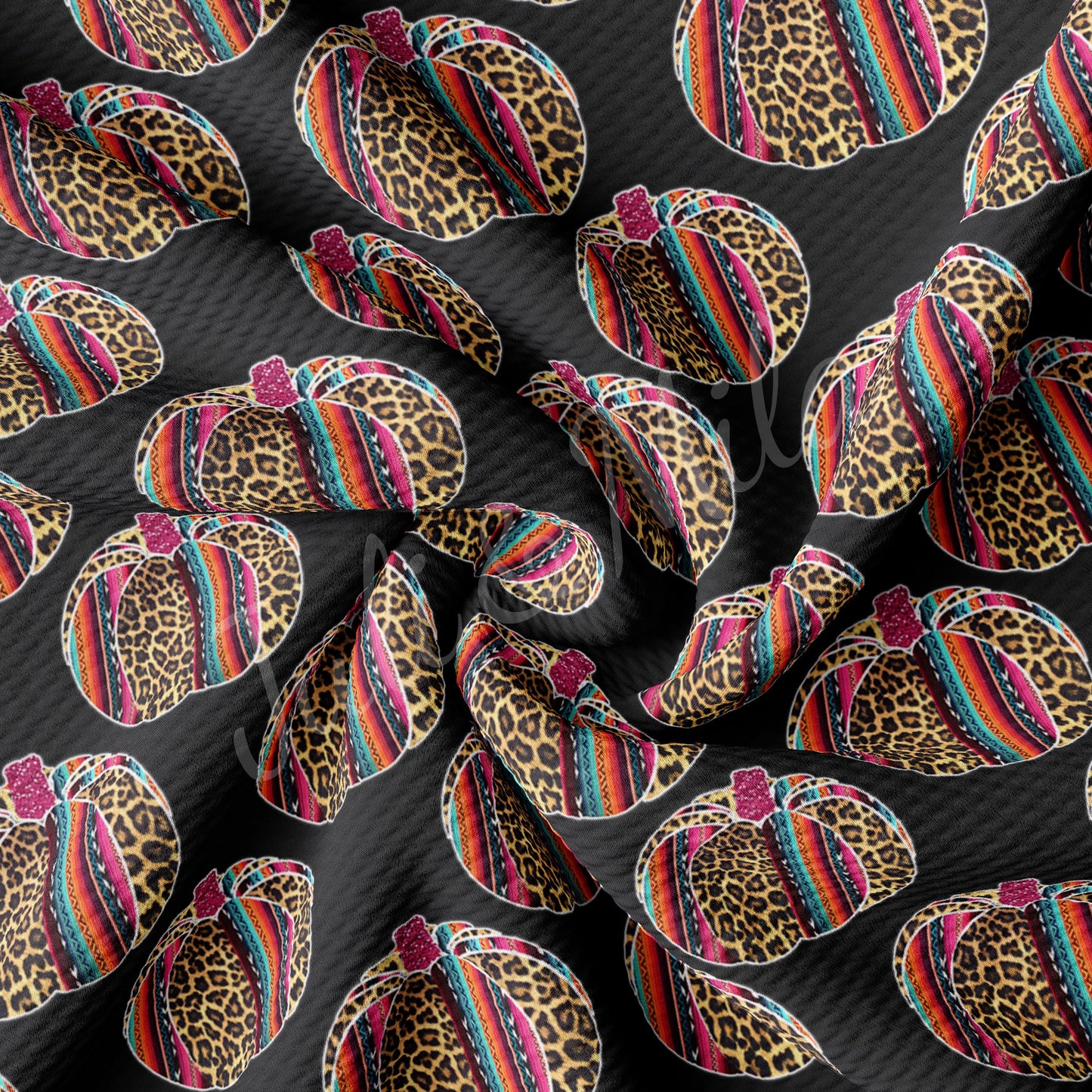 Printed Liverpool Bullet Textured Fabric by the yard 4Way Stretch Solid Strip Thick Knit Jersey Liverpool Fabric pumpkin118