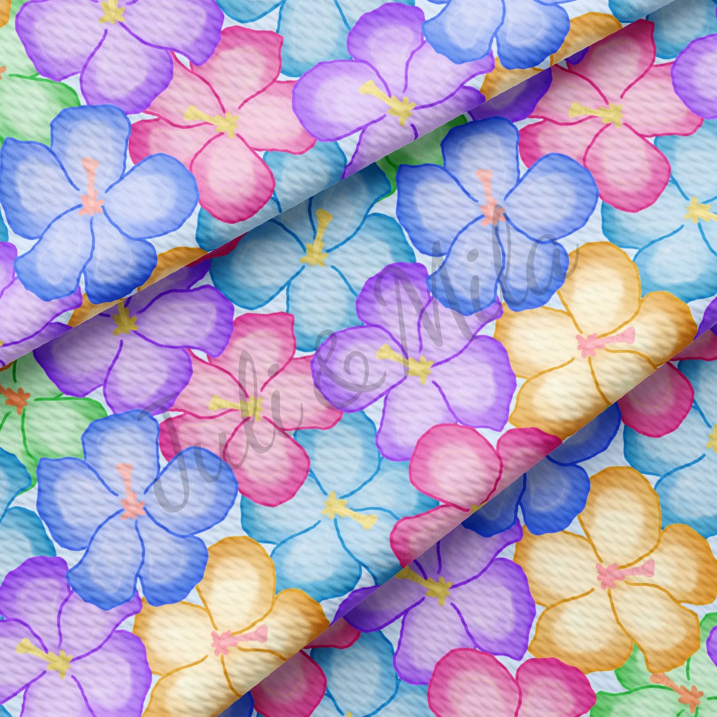 Bullet Textured Fabric Floral108