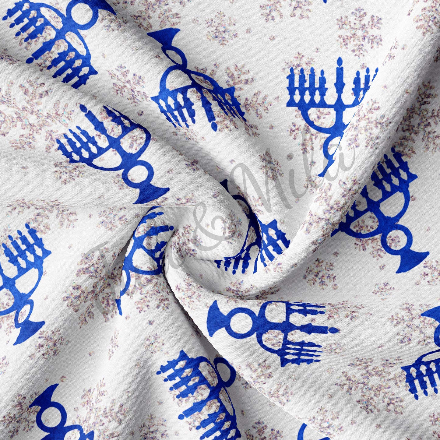 Hanukkah Bullet Fabric AC202