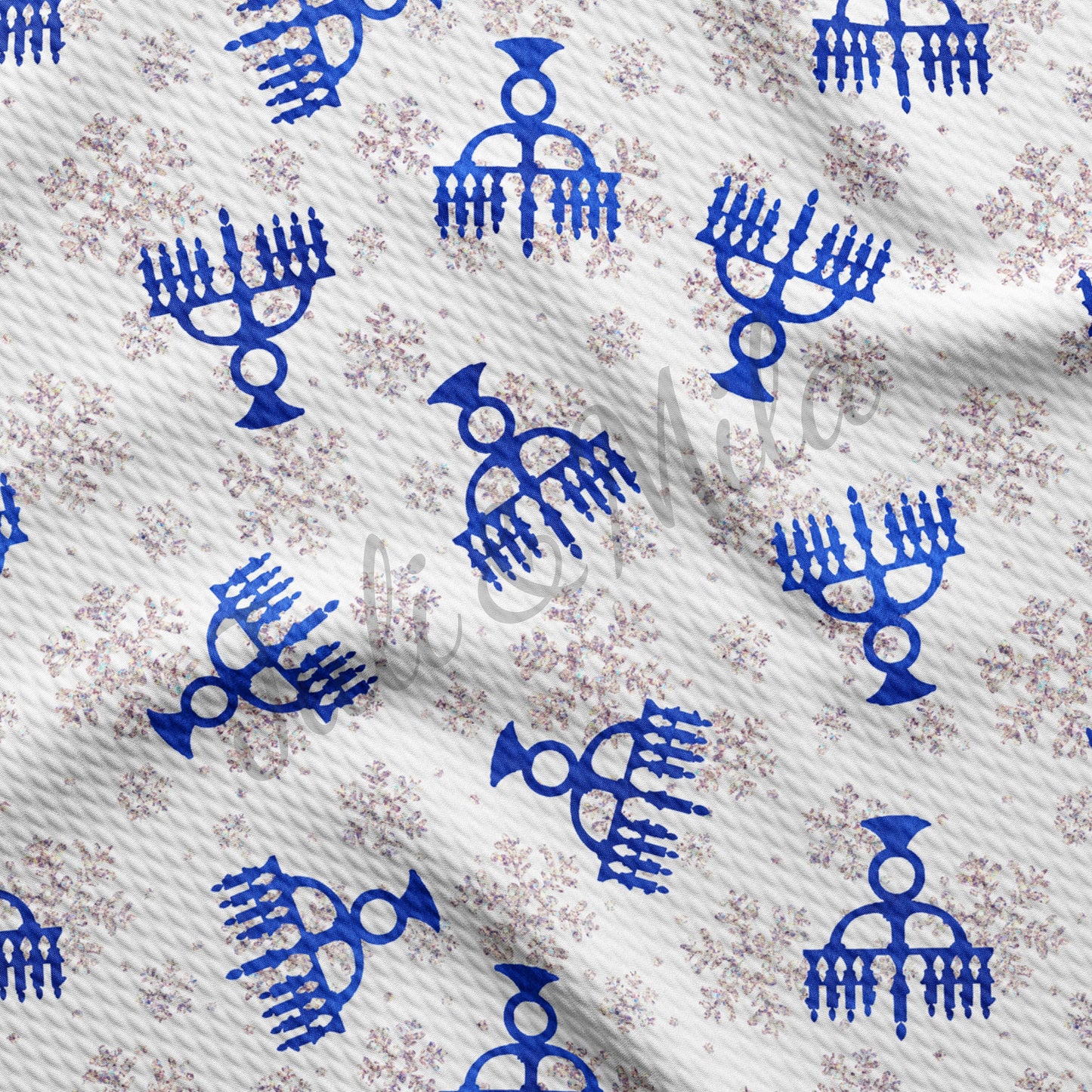 Hanukkah Bullet Fabric AC202