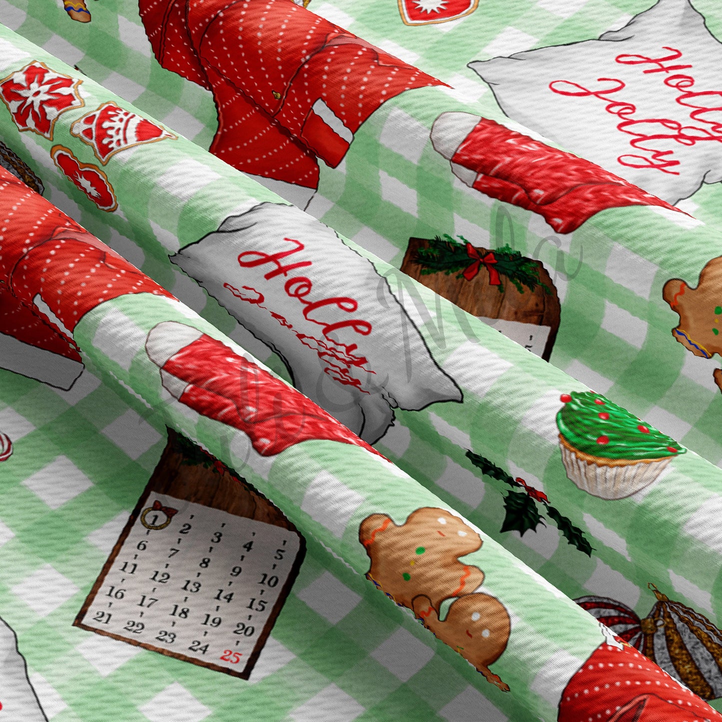 Christmas Bullet Fabric AC200