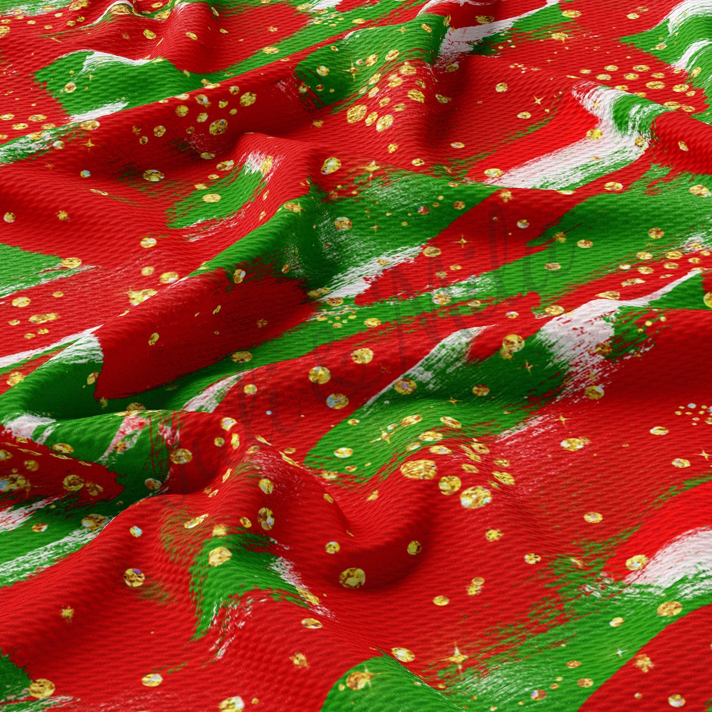 Christmas Bullet Fabric AC119