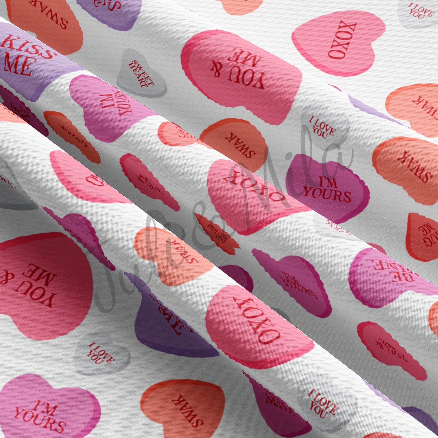 Valentines Day Bullet Fabric VD34