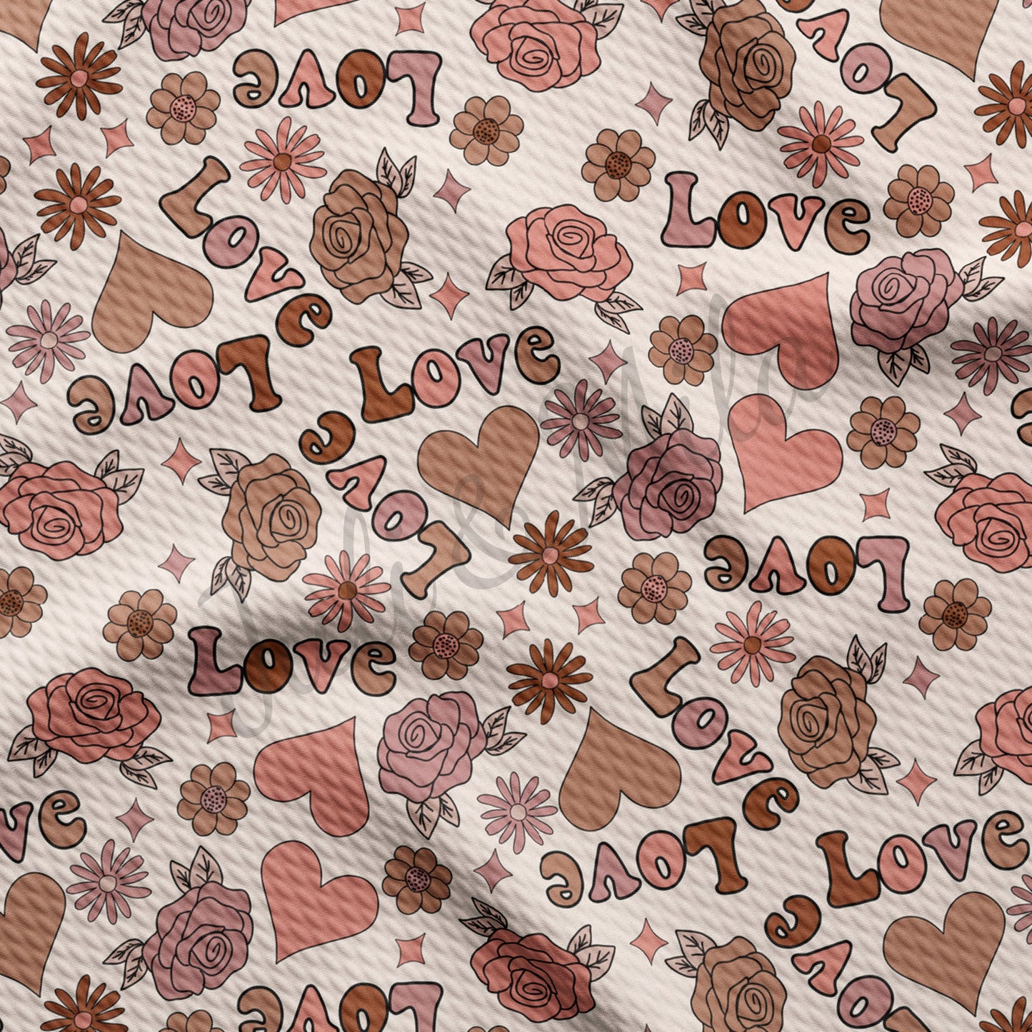 Valentines Day Bullet Fabric VD37