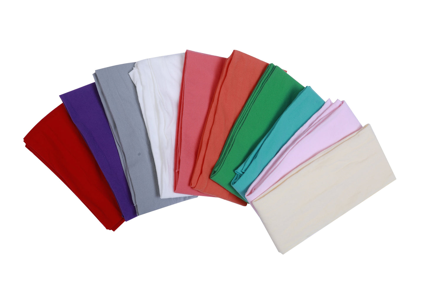 Aqua Nylon Stretch Fabric Strips 3" x 44" for Bow Making Make Your Own Headbands Wholesale Nylon Strips DIY Fabric for Bows 29 Colors
