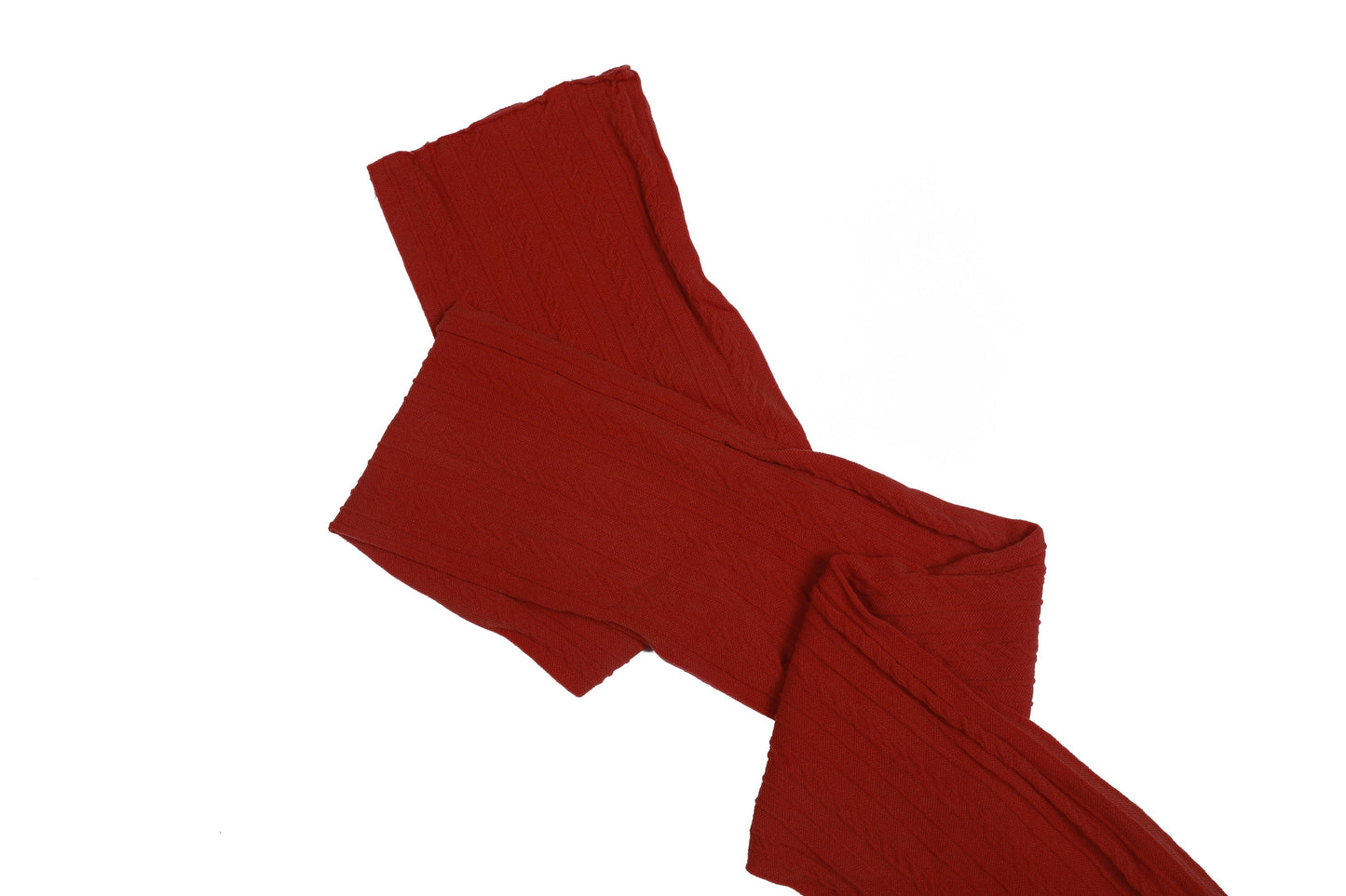 Plum Stretch Braided Nylon Stretch Fabric Strips 3" x 44"