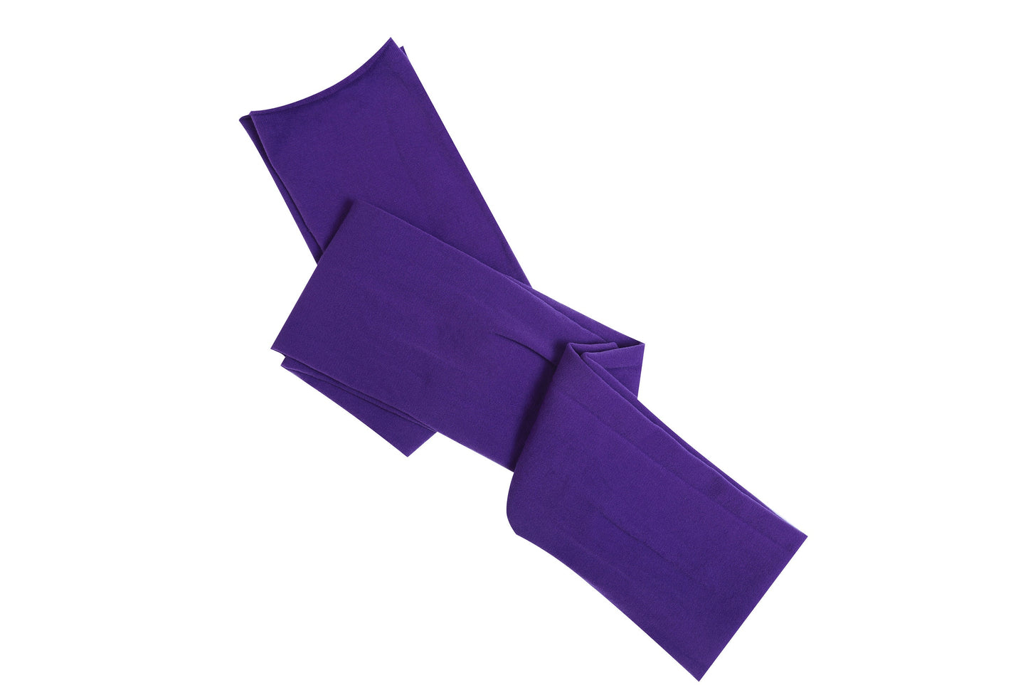 Purple Nylon Stretch Fabric Strips 3" x 44" for Bow Making Make Your Own Headbands Wholesale Nylon Strips DIY Fabric for Bows 29 Colors