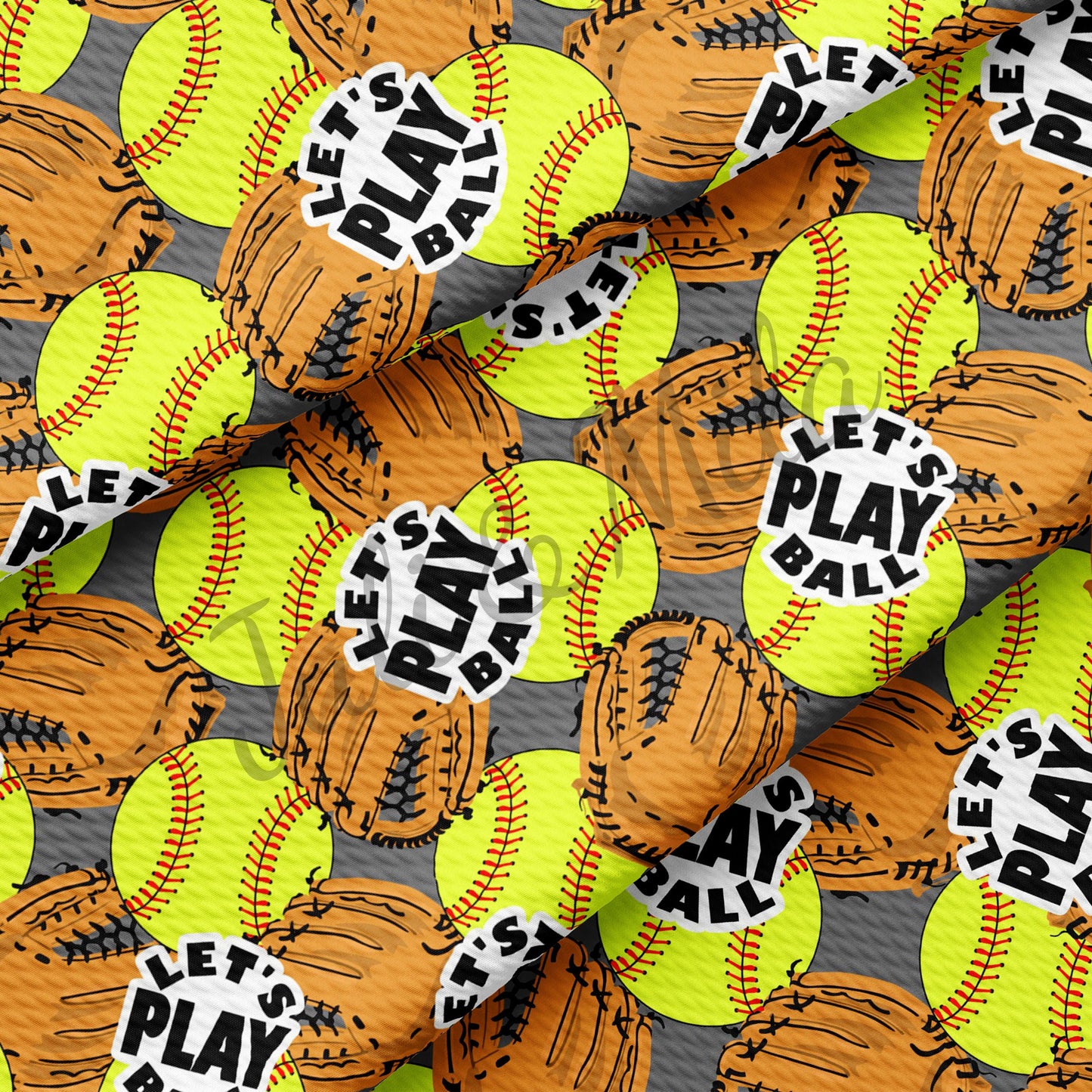 Softball Bullet Textured Fabric Softball AA329