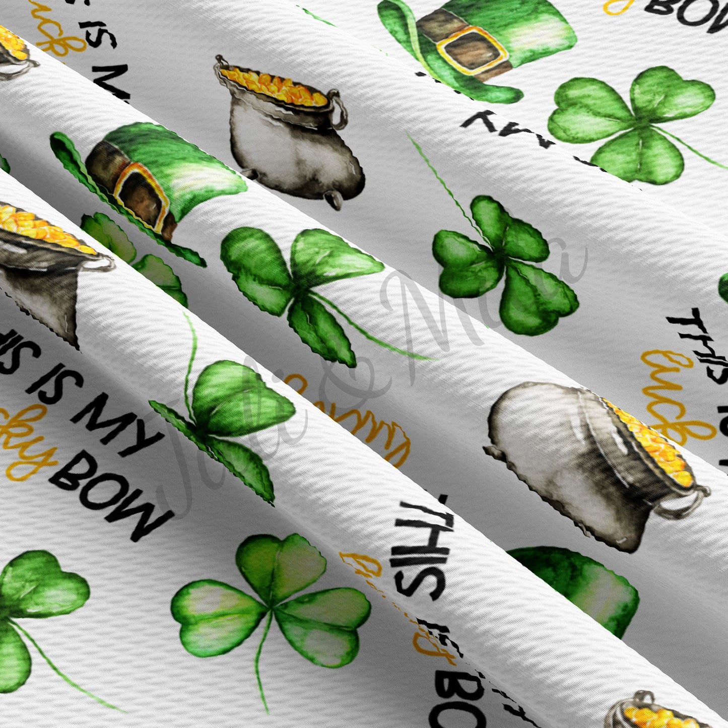 st Patrick’s day Bullet Textured Fabric Patrick24