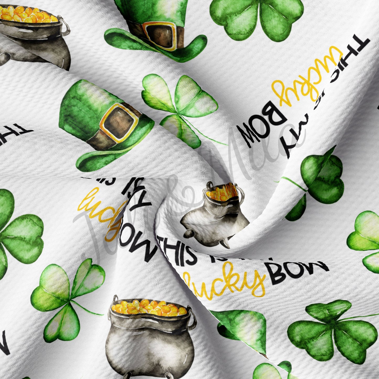 st Patrick’s day Bullet Textured Fabric Patrick24