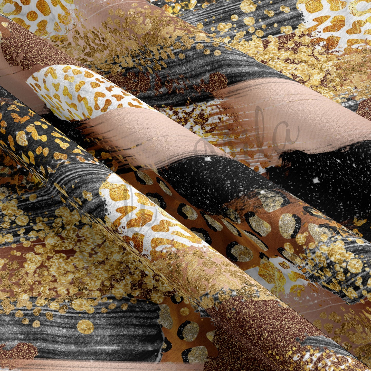 Rib Knit Fabric   Paintsmear7