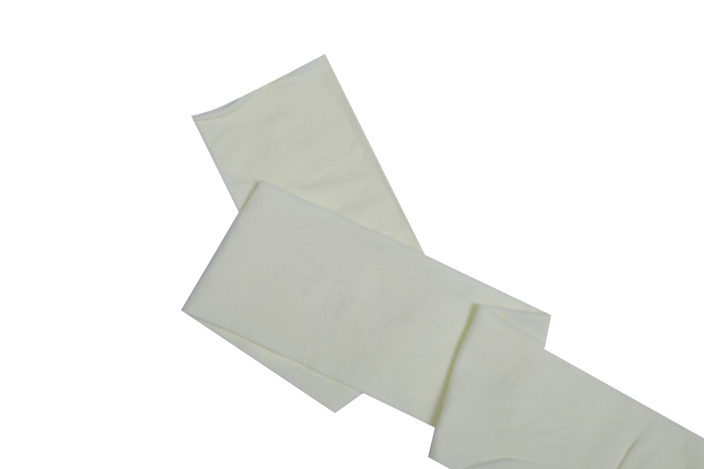 Ivory  Nylon Stretch Fabric Strips 3" x 44" for Bow Making Make Your Own Headbands Wholesale Nylon Strips DIY Fabric for Bow