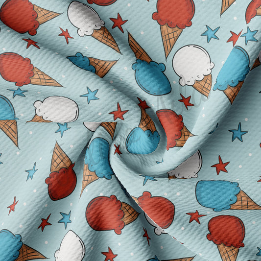 Patriotic 4th of July Bullet Fabric PT55