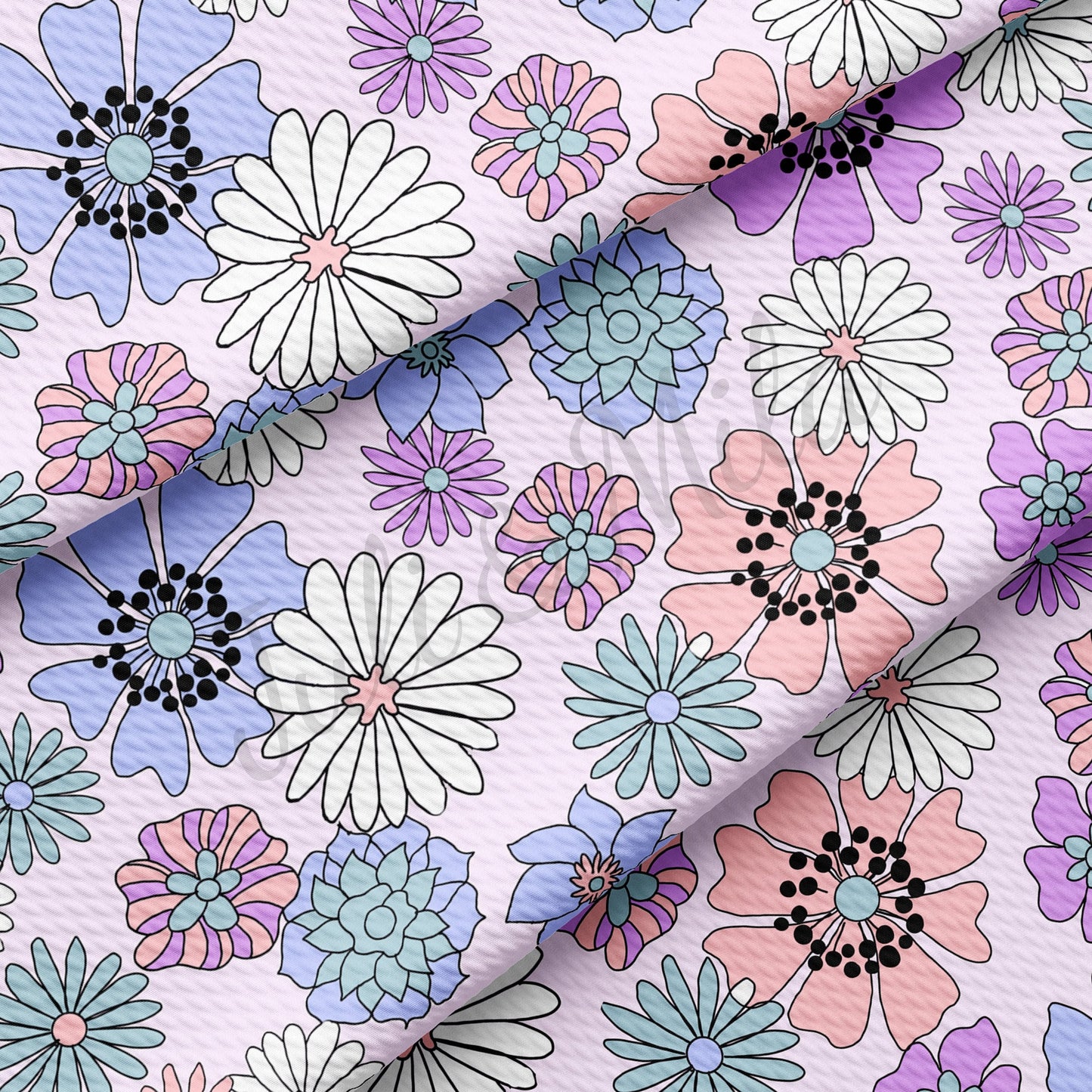 Easter Floral Bullet  Fabric AA369