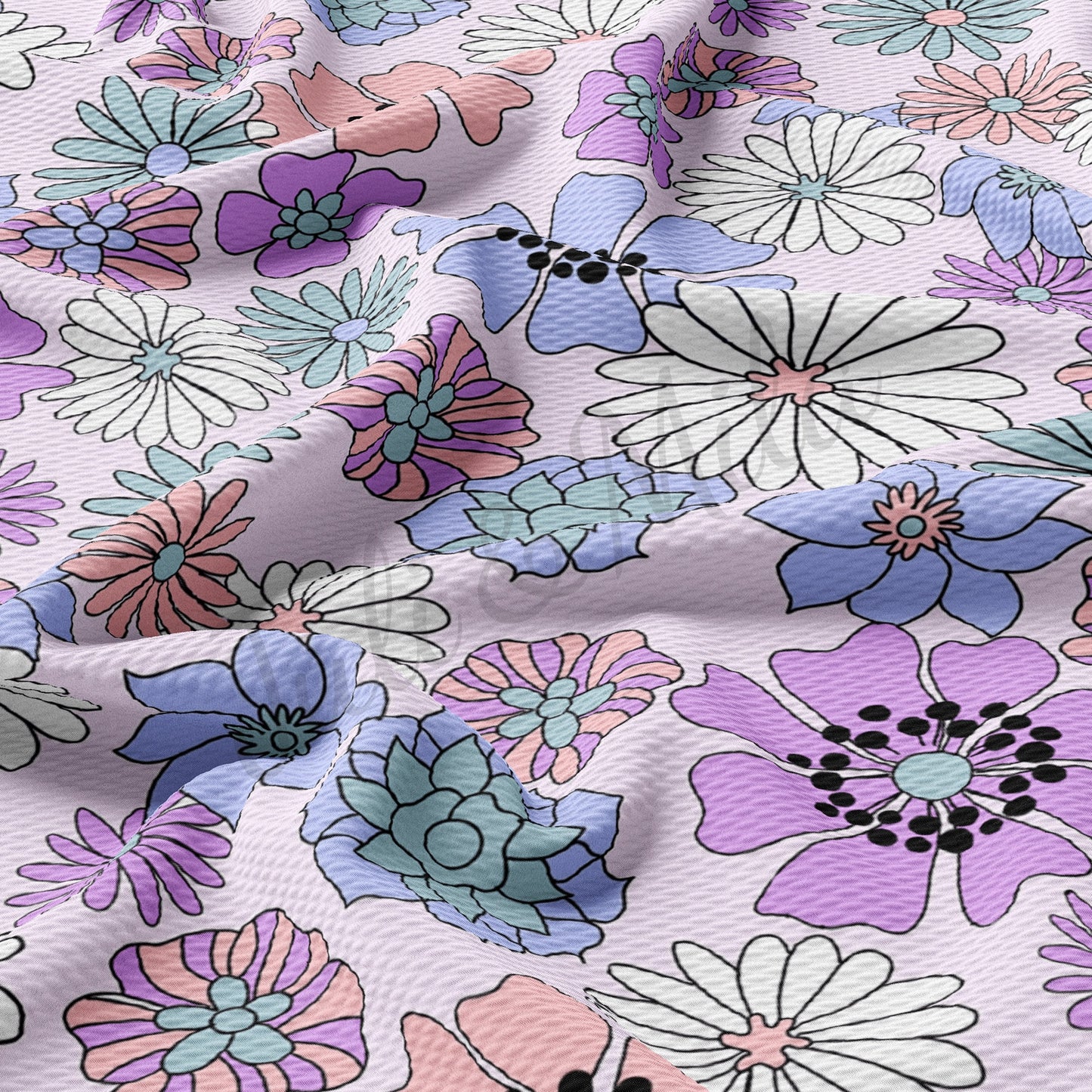 Easter Floral Bullet  Fabric AA369