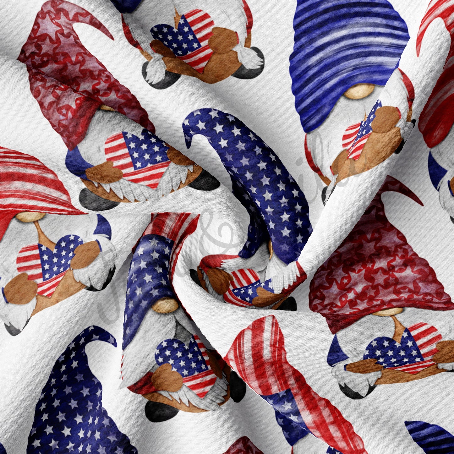 4th of July Patriotic Bullet Fabric PT61