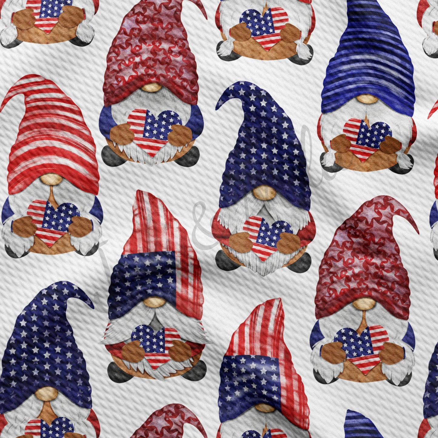 4th of July Patriotic Bullet Fabric PT61